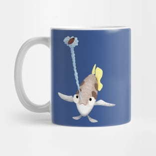 Cute archerfish cartoon illustration Mug